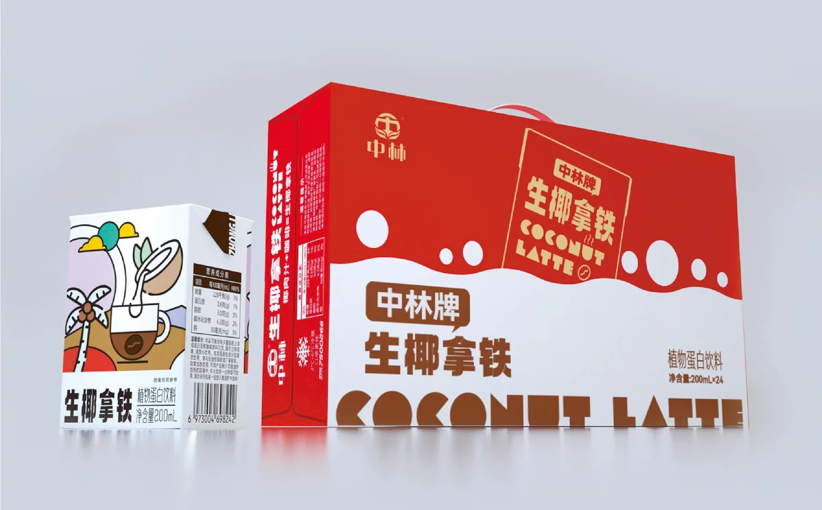 中林牌生椰拿铁 250mL